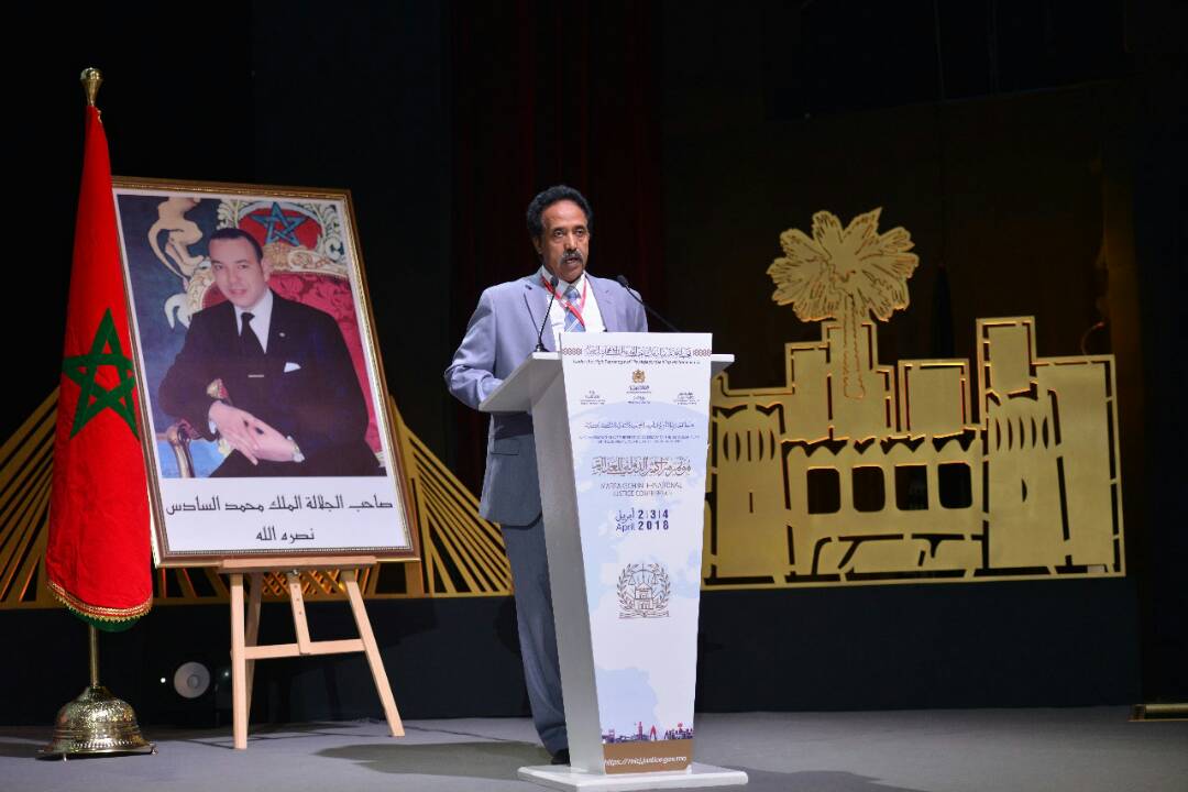 كلمة السيد الوزيرفي مؤتمر مراكش الدولى حول العدالة فى دورته الأولى