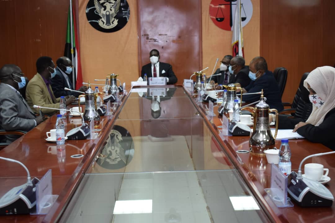 ‎‏‎ وزير العدل يلتقي بالامين العام للحركة الشعبية شمال