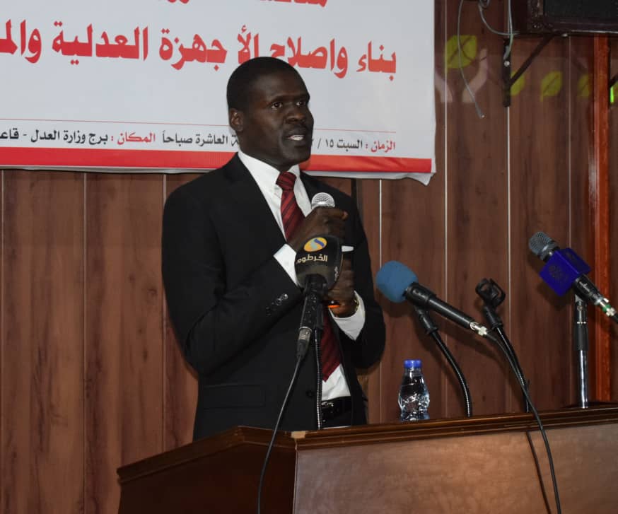 وزير العدل:ثورة ديسمبر فرصة لإعادة البناء و الإصلاح القانوني