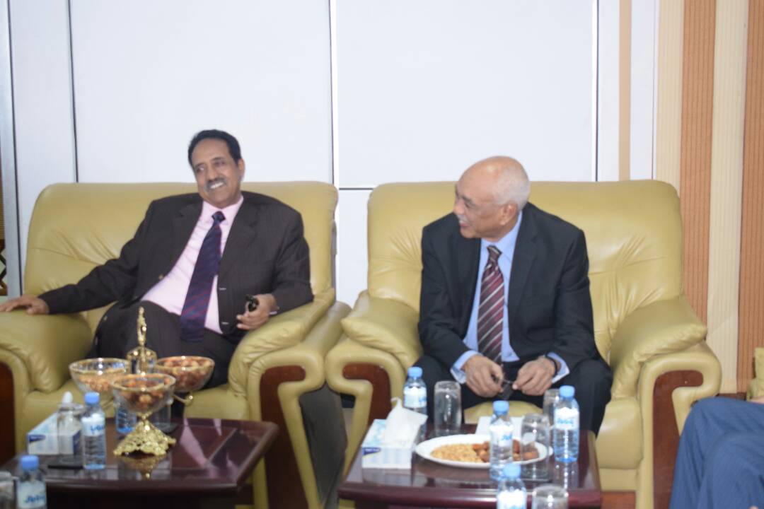 وزير العدل دادريس ابراهيم جميل يلتقي بالسيد رئيس المحكمة د.وهبي محمد 